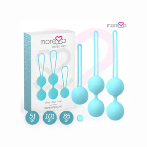 Moressa – Ensemble osian silicone turquoise premium