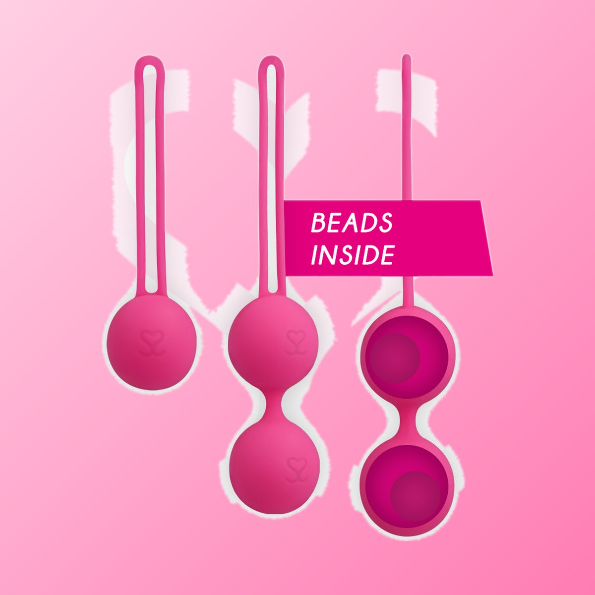 MORESSA - OSIAN SET PREMIUM SILICONE ROSE (Osian One - 51 g | Osian Two - 101 g | Osian Three 85 g)