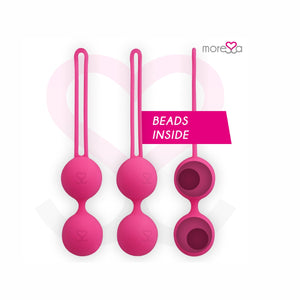 MORESSA - OSIAN TWEE ENTRENAMIENTO SUELO PELVICO 101gr PREMIUM SILICONA ROSA