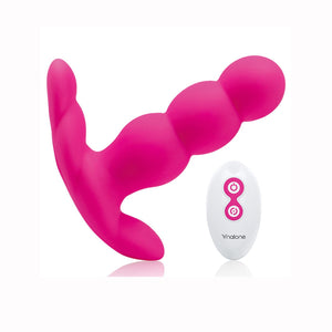 NALONE - PEARL VIBRADOR ANALE CONTROLE AFSTANDSBEDIENING NEGRO