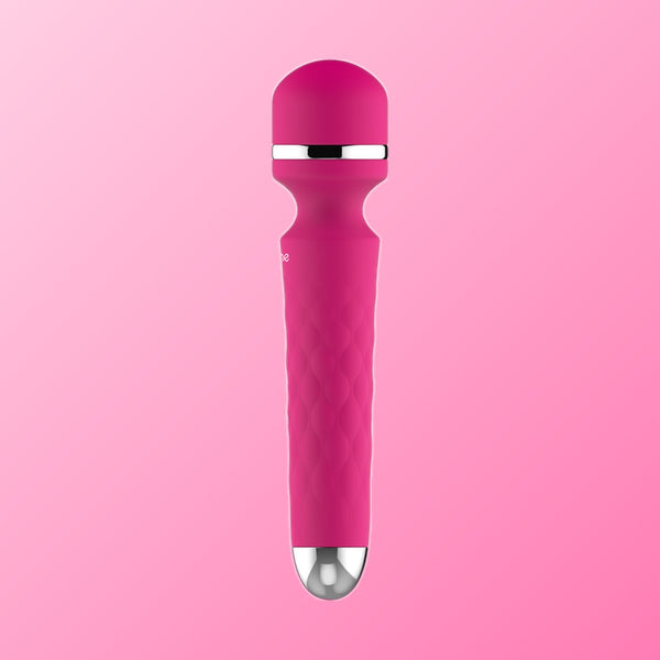 Nalone – Rock, masseur wand rechargeable rose (7 modes, étanche)