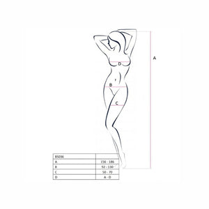 Passion – Femme bs036 bodystocking rouge taille unique