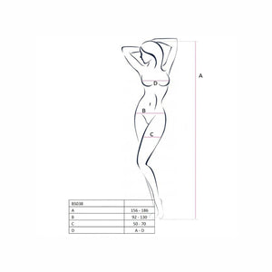 Passion – Femme bs038 bodystocking rouge taille unique
