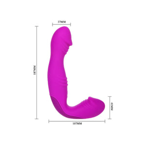 Pretty Love – Angelo, gode-ceinture sans harnais lilas rechargeable
