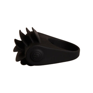 Pretty Love – Chester, anneau vibrant noir en silicone