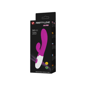 Pretty Love – Flirtation Alvis, vibromasseur rabbit avec stimulateur de clitoris