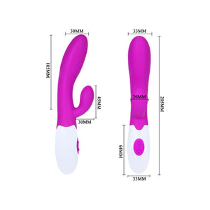 Pretty Love – Flirtation Alvis, vibromasseur rabbit avec stimulateur de clitoris