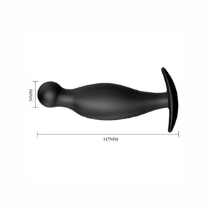 Pretty Love – Plug anal en silicone e 11.7 cm noir
