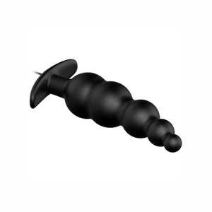 PRETTY LOVE - SILICONE ANAL PLUG EXTRA ESTIMULATION AND 12 MODOS VIBRACIÓN NEGRO CONTROL REMOTO