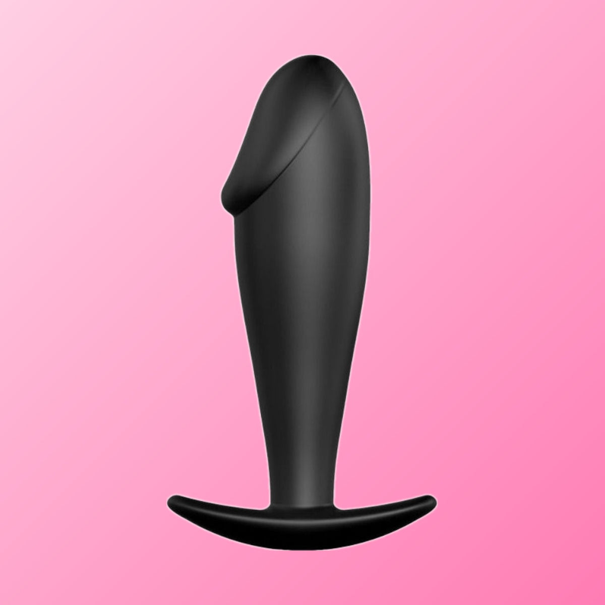 Pretty Love – Plug anal forme de pénis en silicone noir