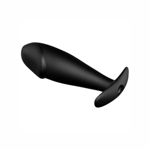 Pretty Love – Plug anal en silicone forme pénis et 12 modes de vibration noir