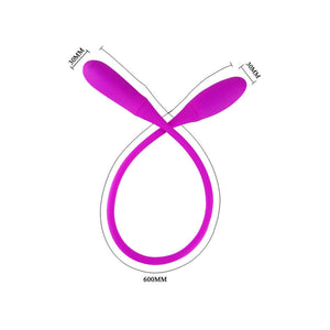 Pretty Love – Snaky Vibe, vibromasseur double 7 vibrations + fonction chatouille