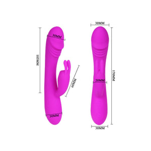 Pretty Love – Hunter, vibromasseur rabbit 30 modes 17 cm