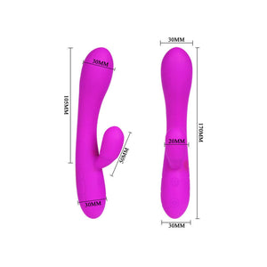 Pretty Love – Victor, vibromasseur avec stimulateur de clitoris 17 cm