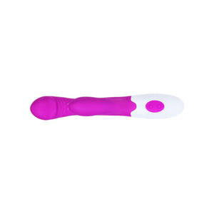 Pretty Love – Vibromasseur rabbit lilas et blanc, stimulateur clitoridien