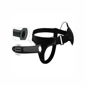 Pretty Love – Vito strap on avec gode creux et vibration 17.3 cm