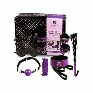 SECRETPLAY - BDSM SET 8PCS PURBLE / NOIR.