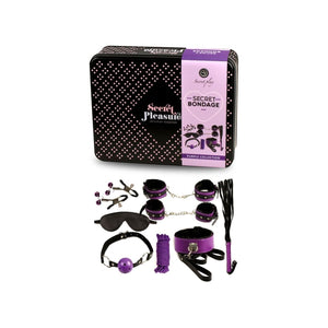 SECRETPLAY - BDSM SET 8PCS PURBLE / NOIR.
