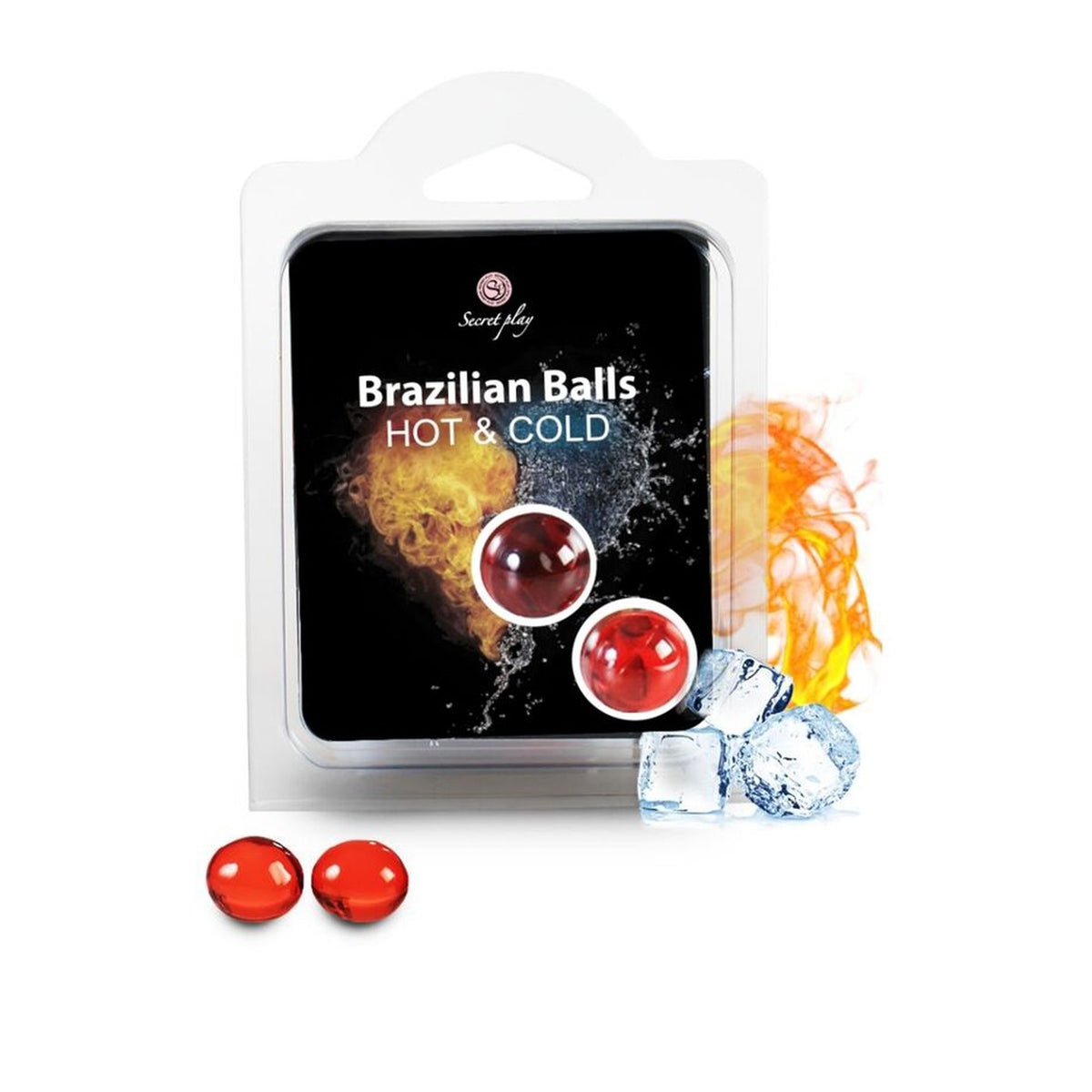 SECRETPLAY - BRAZILIAN BALLS EFECTO CALOR &amp; FRIO 2 UNIDADES