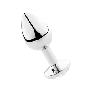 SecretPlay – Plug anal transparent aluminium 8 cm