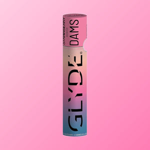 Sheer Glyde – Digues dentaires latex saveur fraise, 4 unités