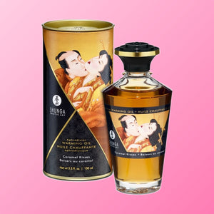 SHUNGA - HUILE DE MASSAGE À EFFET CHALEUR SAVEUR CARAMEL 100 ML