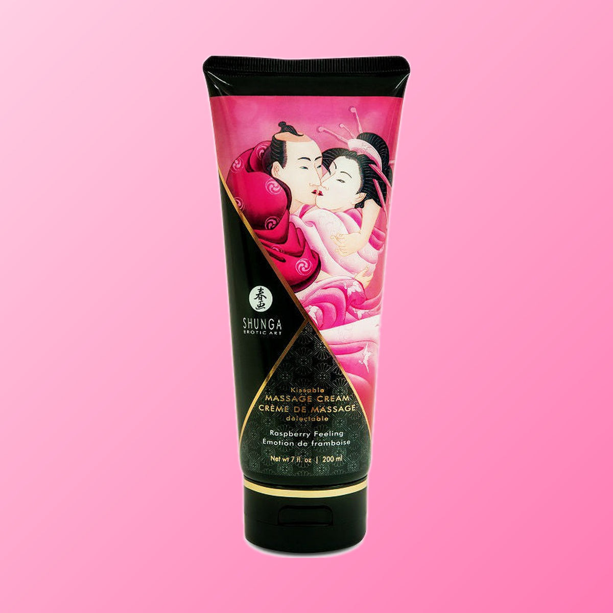 SHUNGA - CRÈME DE MASSAGE FRAMBOISE 200 ML