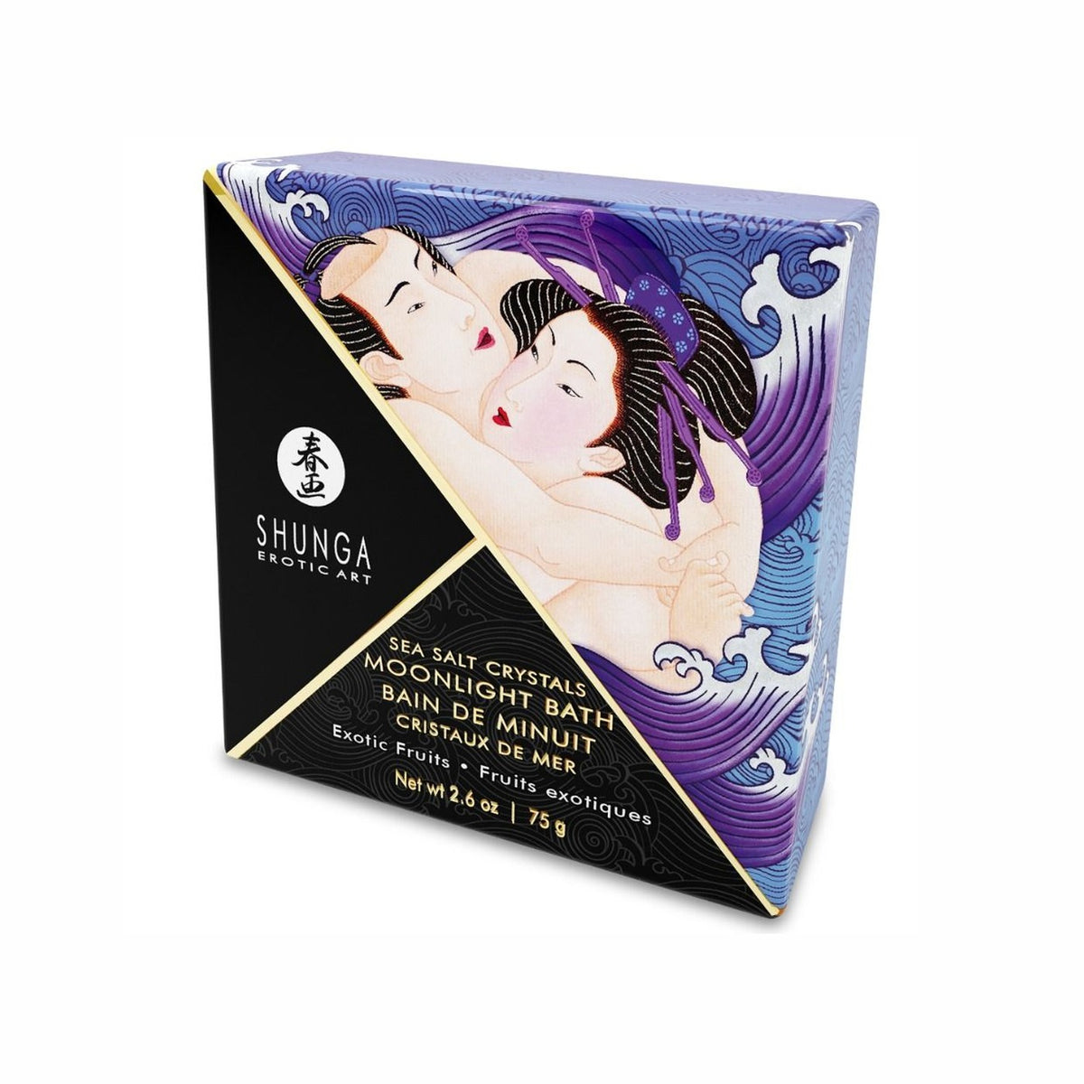 SHUNGA - SELS DE BAIN A GOÛT VIOLET EXOTIQUE 75 GR