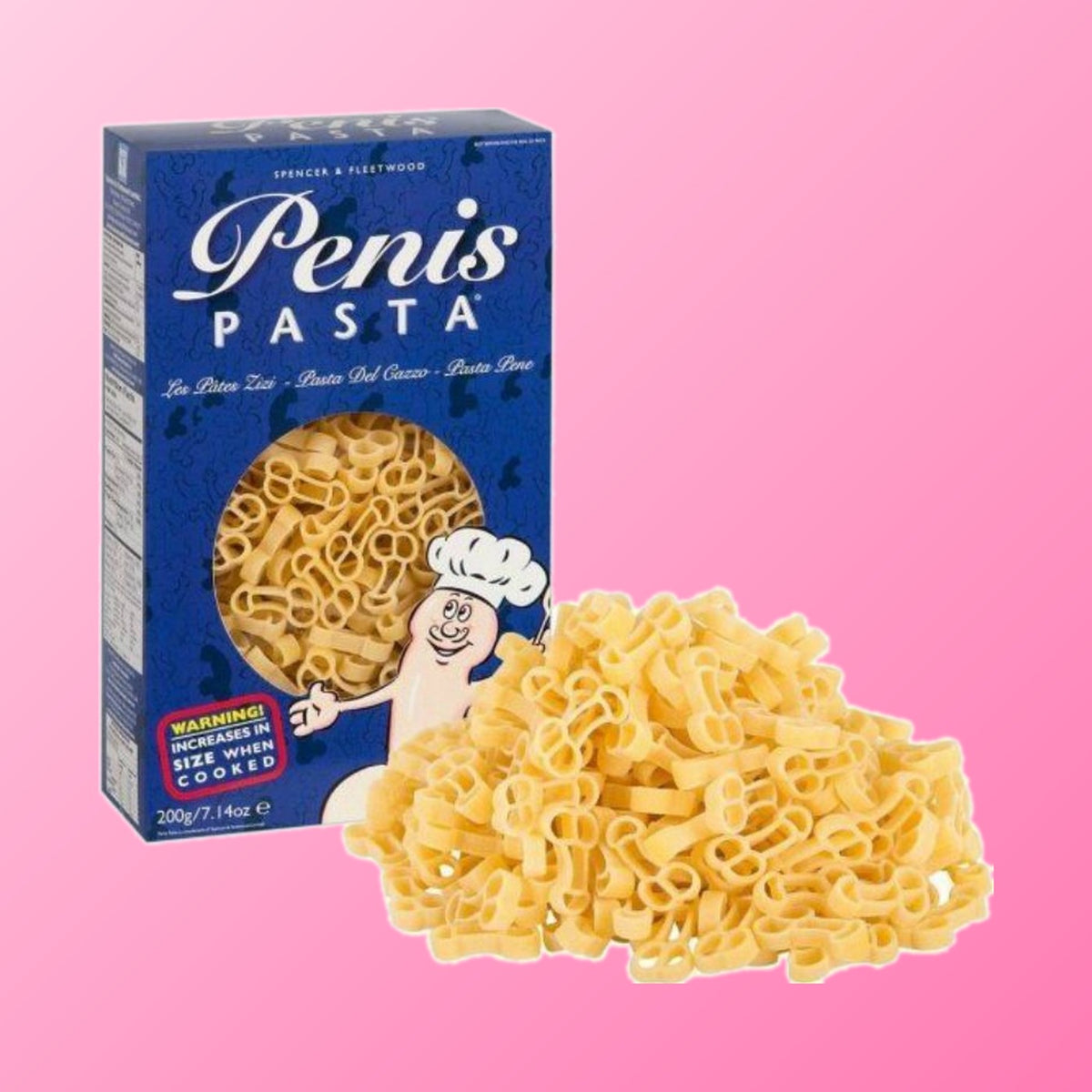 SPENCER &amp; FLEETWOOD - PASTA CON FORMA DE PENE 200 GR