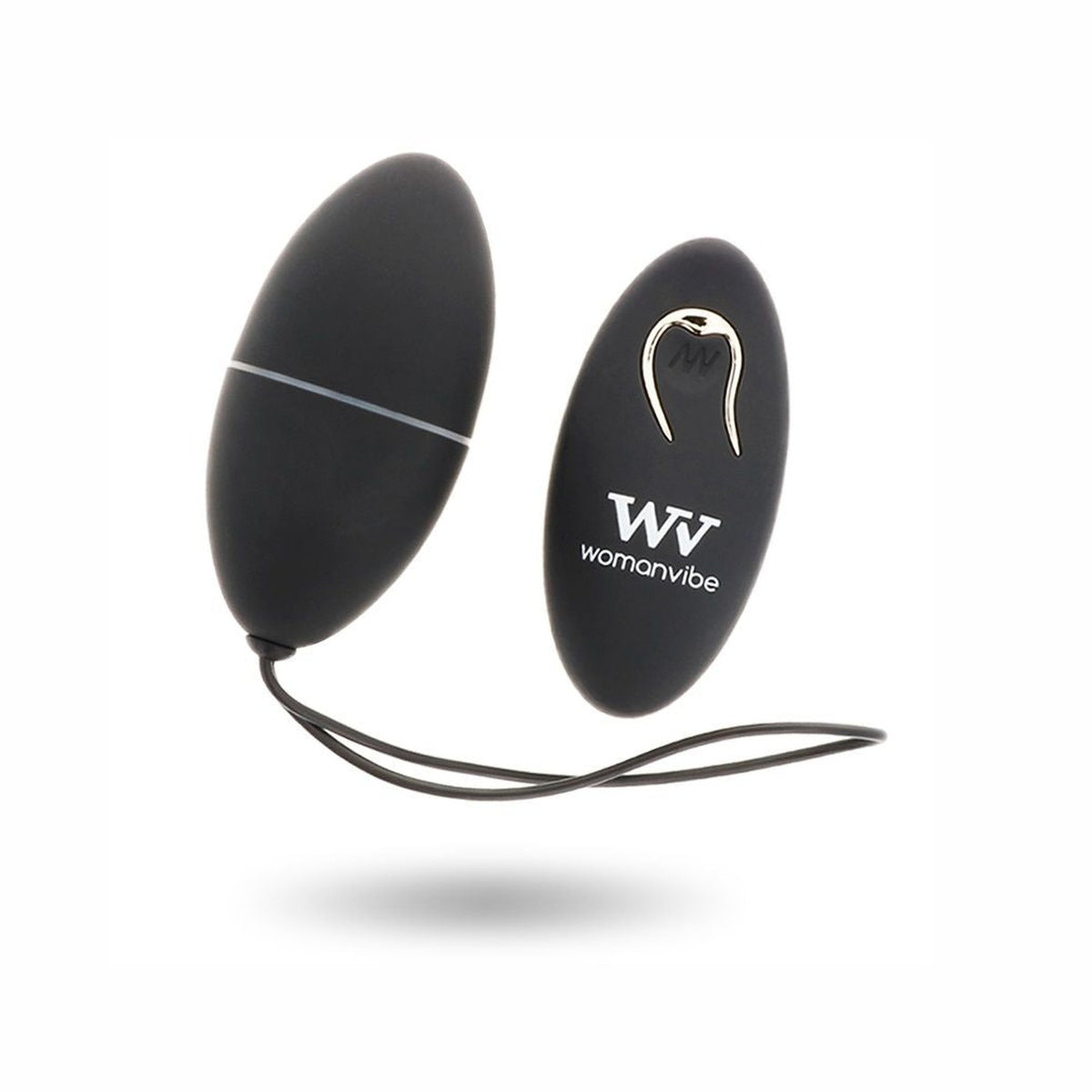 Womanvibe – Alsan egg telecommande noir silicone noir
