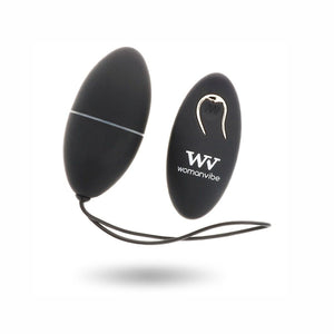 Womanvibe – Alsan egg telecommande noir silicone noir